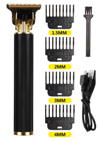 Kemei KM-700B 10w USB Rechargeable T9 Hair Clipper Electric Men's Hair  Trimmer Cordless Barber Hair Cutting Machine 0mm Powerful